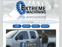 Tablet Screenshot of extrememachining-ct.com
